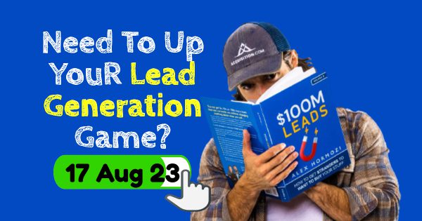 $100M Leads Book by Alex Hormozi (Webinar Replay) and special gift.